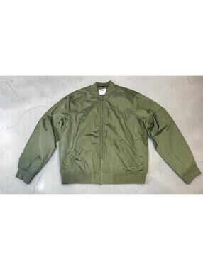 Olive Green Bomber Jacket